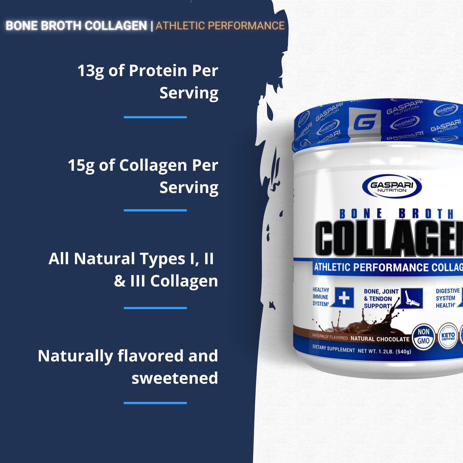 Gaspari Nutrition 13g de proteína por porción para apoyo a la musculatura