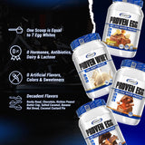 Gaspari Proven proteína clara de huevo en estantería de tienda, opción limpia.