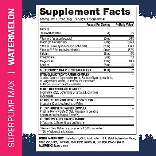 Cucharita dispensadora de Gaspari SuperPump Max para dosis precisas.