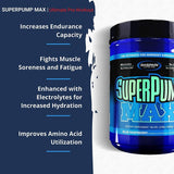 Presentación elegante de Gaspari SuperPump Max en empaque.