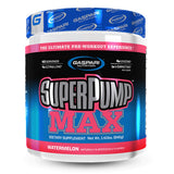 Gaspari SuperPump Max, lata de suplemento para energía de entrenamiento.