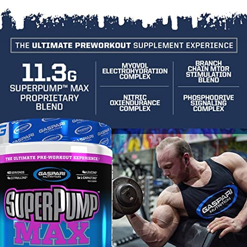 Etiqueta sabor sandía de Gaspari SuperPump Max.