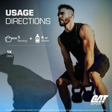 GAT SPORT Creatina Monohidratada entrenamiento intenso con energía sostenida.