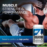 GAT SPORT Creatina Monohidratada mezcla en vaso para mayor resistencia durante series.