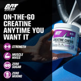 GAT SPORT Creatine Chews envase, sabor fruta-punch, perfecto para pre-entreno.