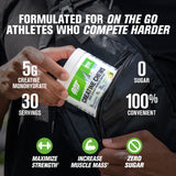 GAT SPORT Creatine Chews masticables, sabor fruta-punch, sin azúcar.