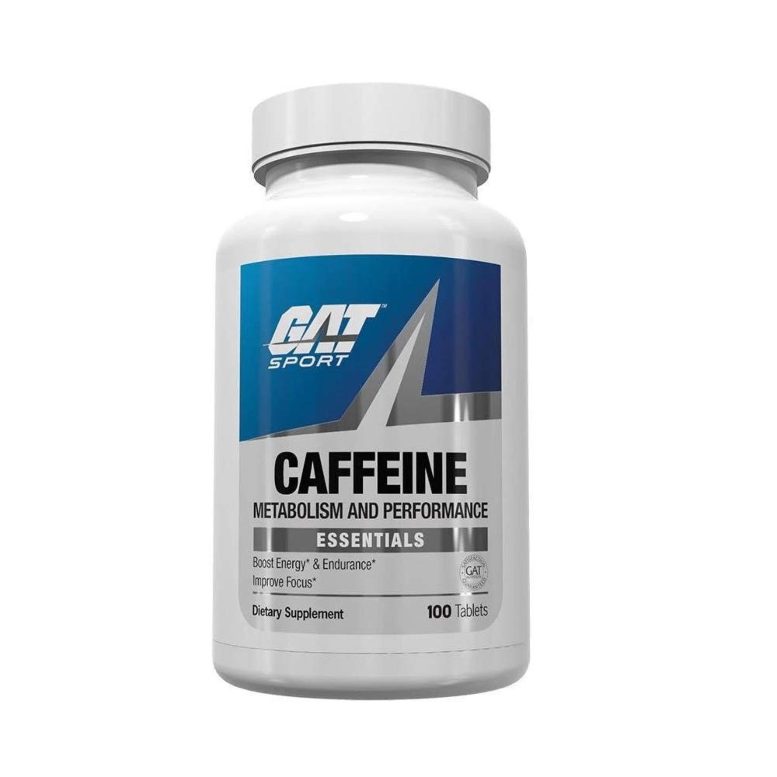 GAT SPORT Esenciales cafeína para metabolismo y rendimiento en acción.