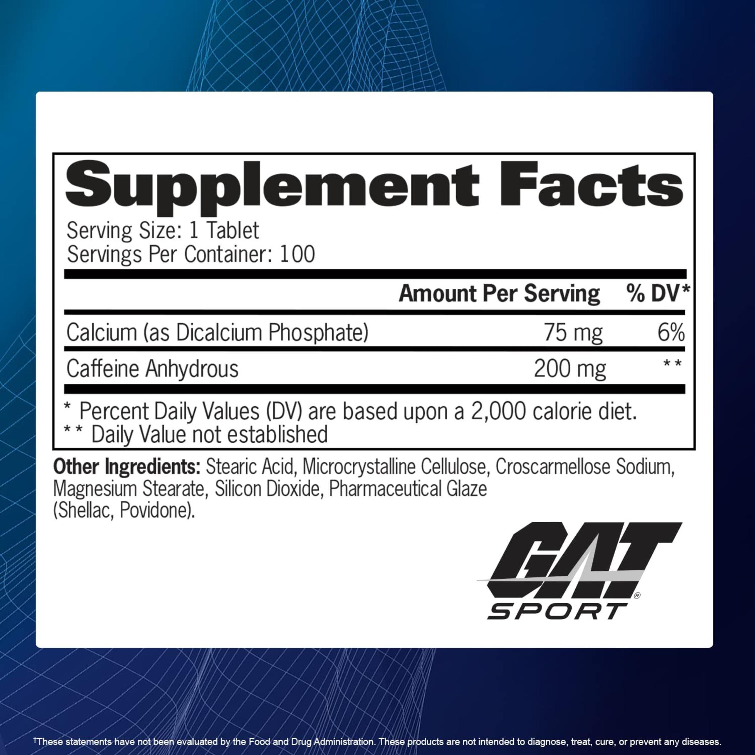 GAT SPORT Esenciales tabletas en envase, apoyo para claridad mental.