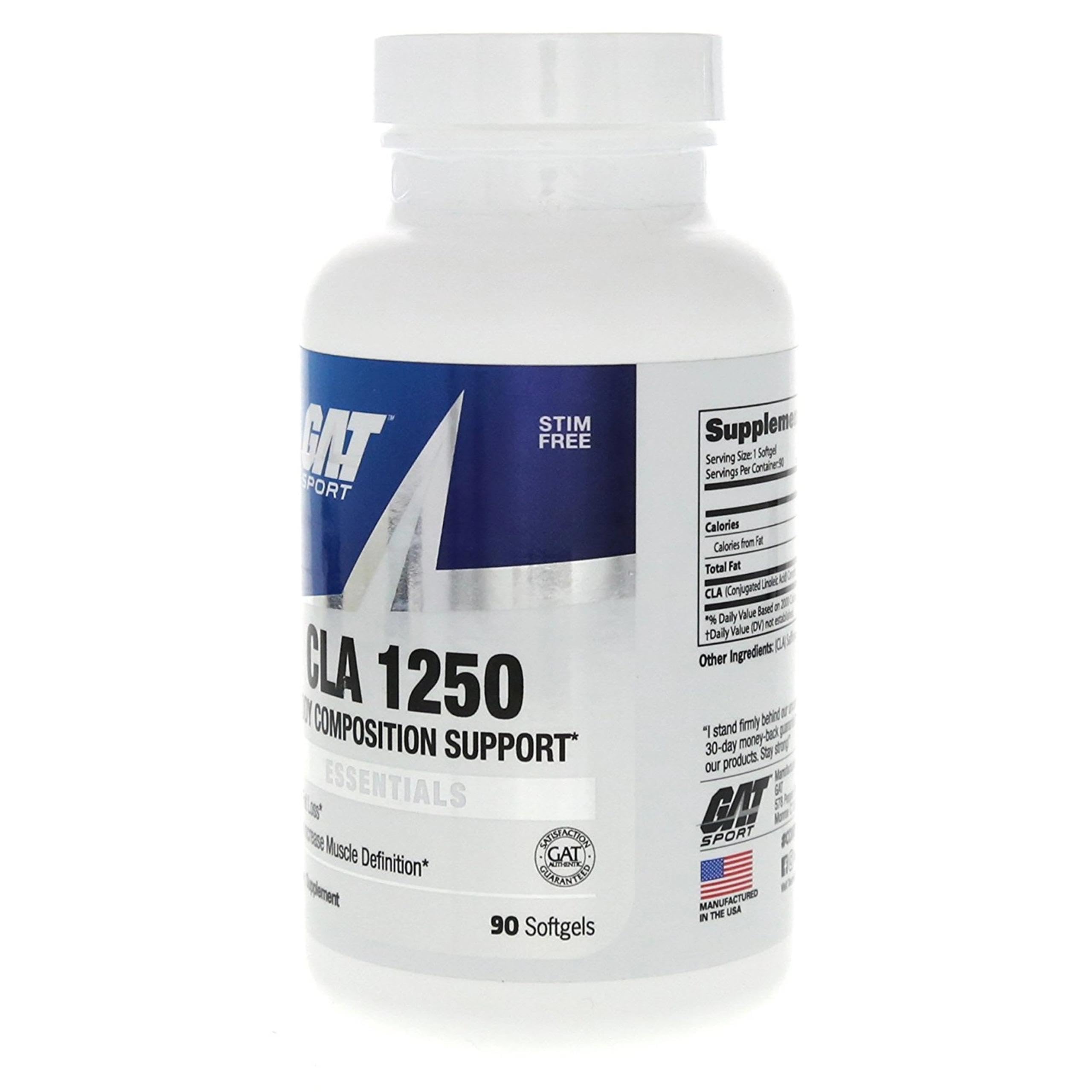GAT SPORT CLA 1250, uso diario durante entrenamiento para definición muscular