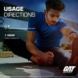 GAT Sport Essentials ZMAG-T: frasco en escritorio resaltando rendimiento y tamaño muscular.