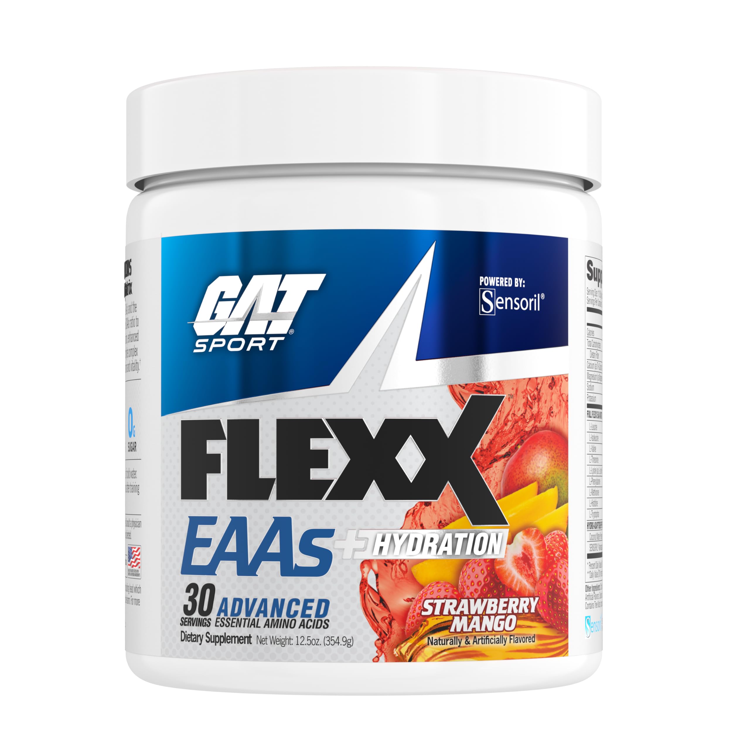 GAT SPORT Flexx EAAs tarro visibilidad del envase para soporte muscular