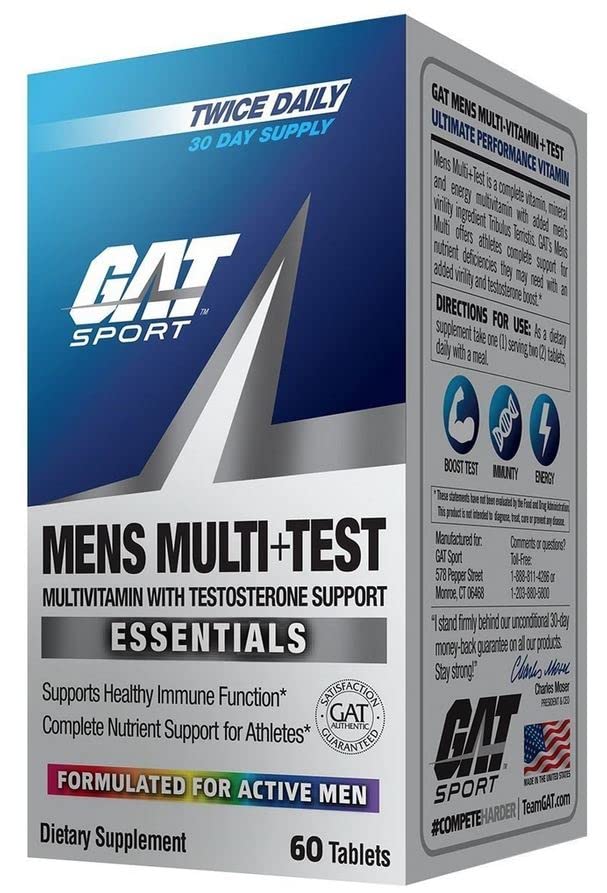 GAT SPORT Multi Hombres Test presentación 150 tabletas, opción conveniente.