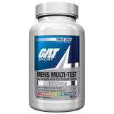 GAT SPORT Multi + Test, frente del bote, suplemento diario para energía y nutrición