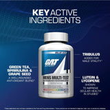 Forma suave de la tableta GAT SPORT Multi + Test para ingerir con facilidad