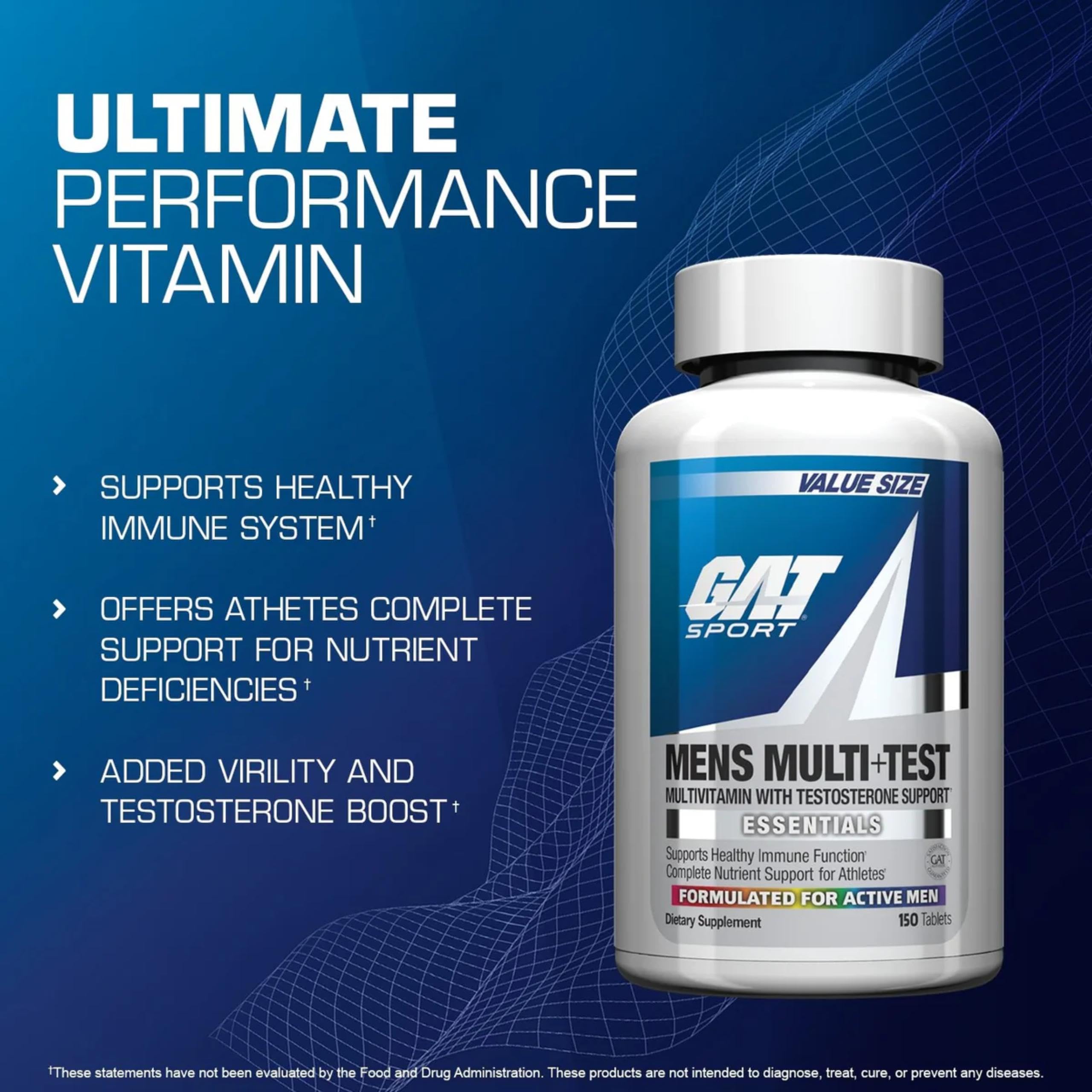 Uso diario de GAT SPORT Multi + Test para soporte nutricional general