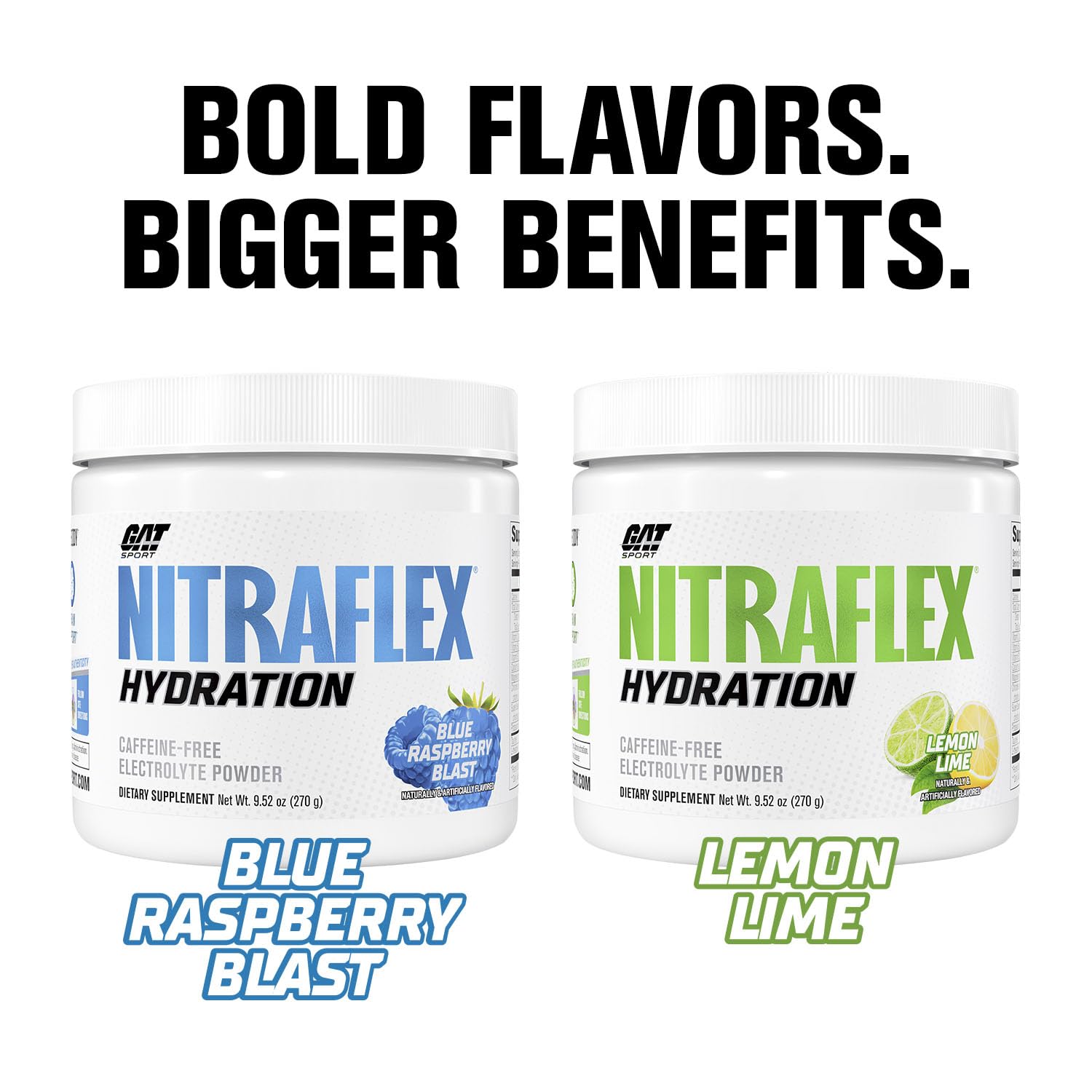 GAT SPORT Nitraflex Hidratación sabor Limón Lima en envase