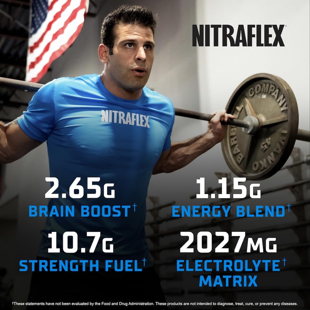 GAT SPORT Nitraflex Ultra ingredientes clave para rendimiento.