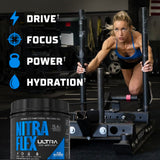 GAT SPORT Nitraflex Ultra cuchara medidora para dosis precisas.