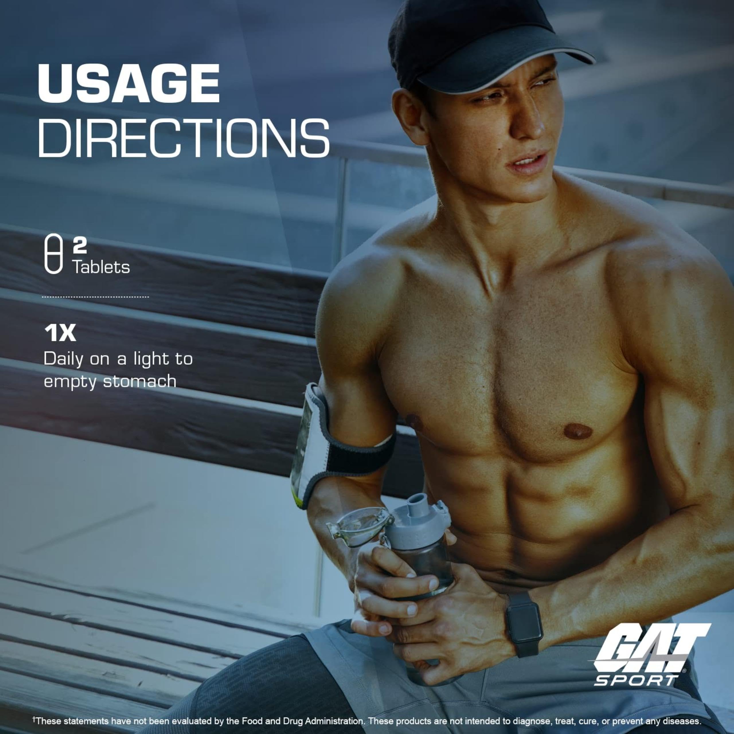 GAT SPORT Testrol composición ingredientes: tribulus, zinc y magnesio en perfil premium.