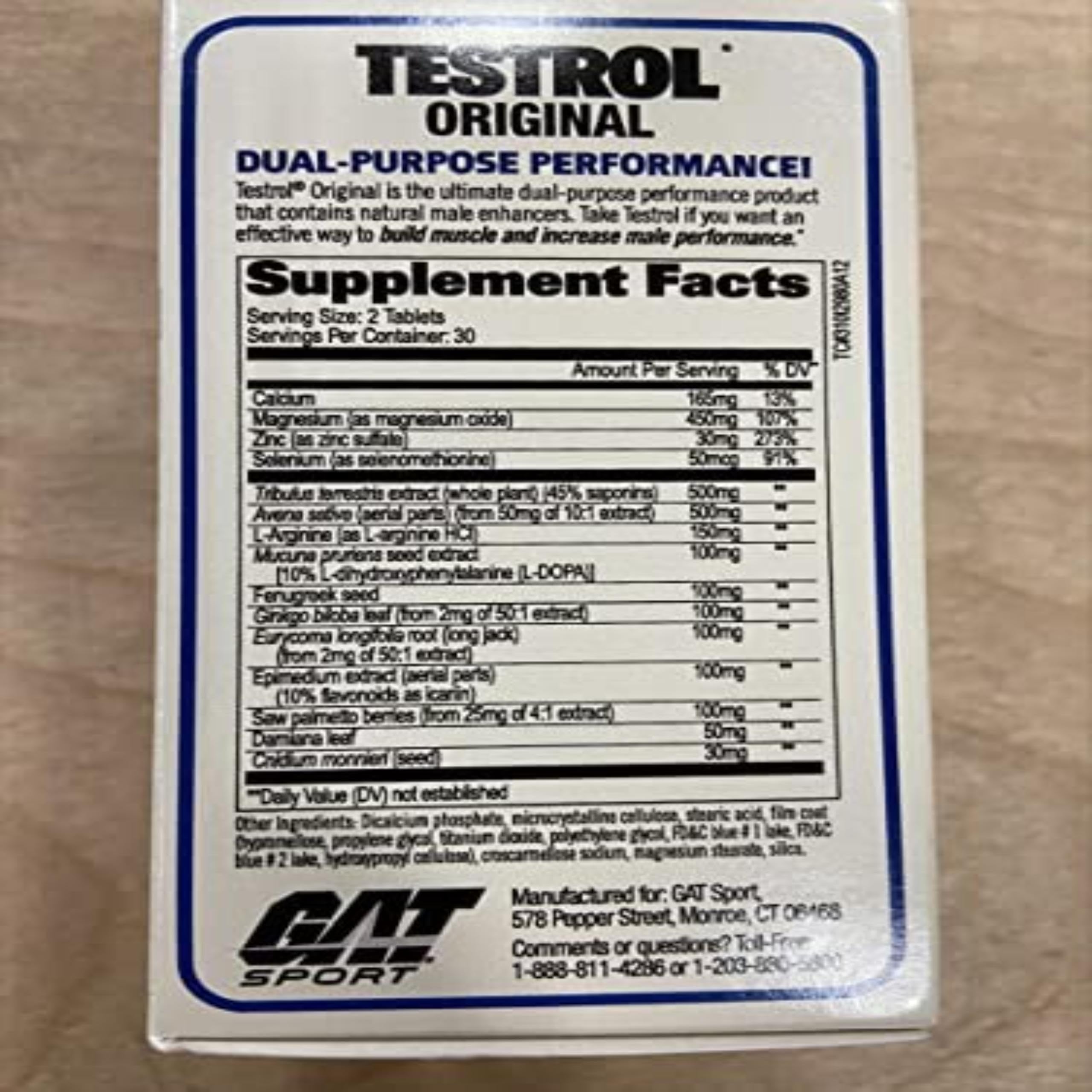 GAT SPORT Testrol rendimiento y resistencia: posible mejora durante ciclos.