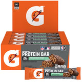 Barra Gatorade proteina de suero con menta chocolate crujiente envase individual para entrenar