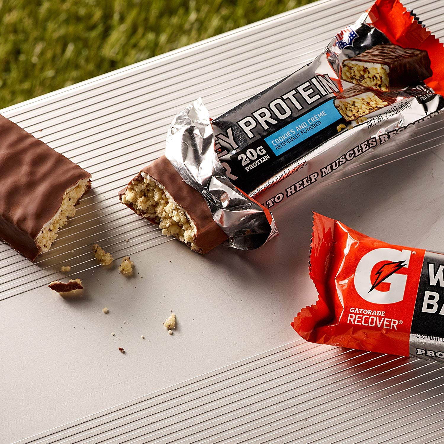 Barras de proteína para recuperación, Gatorade, 20 g de proteína por barra