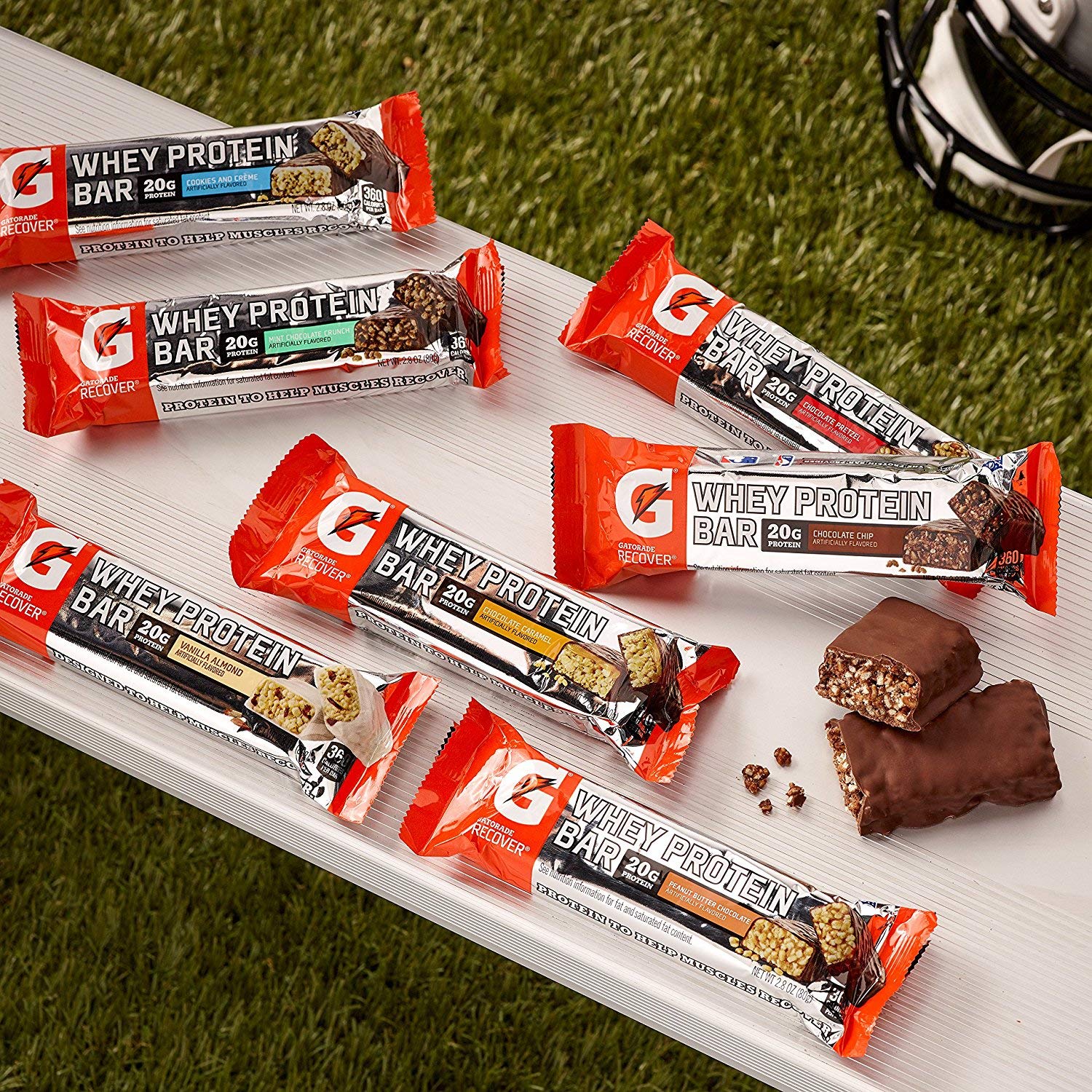 Uso en movimiento: barra de recuperación Gatorade para días ocupados