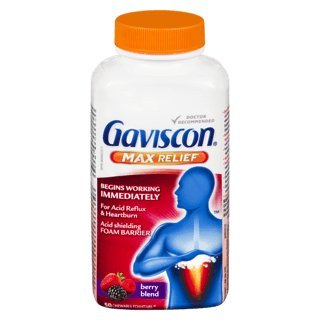 Gaviscon Max Relief: botella de foamtabs para alivio de acidez tras las comidas