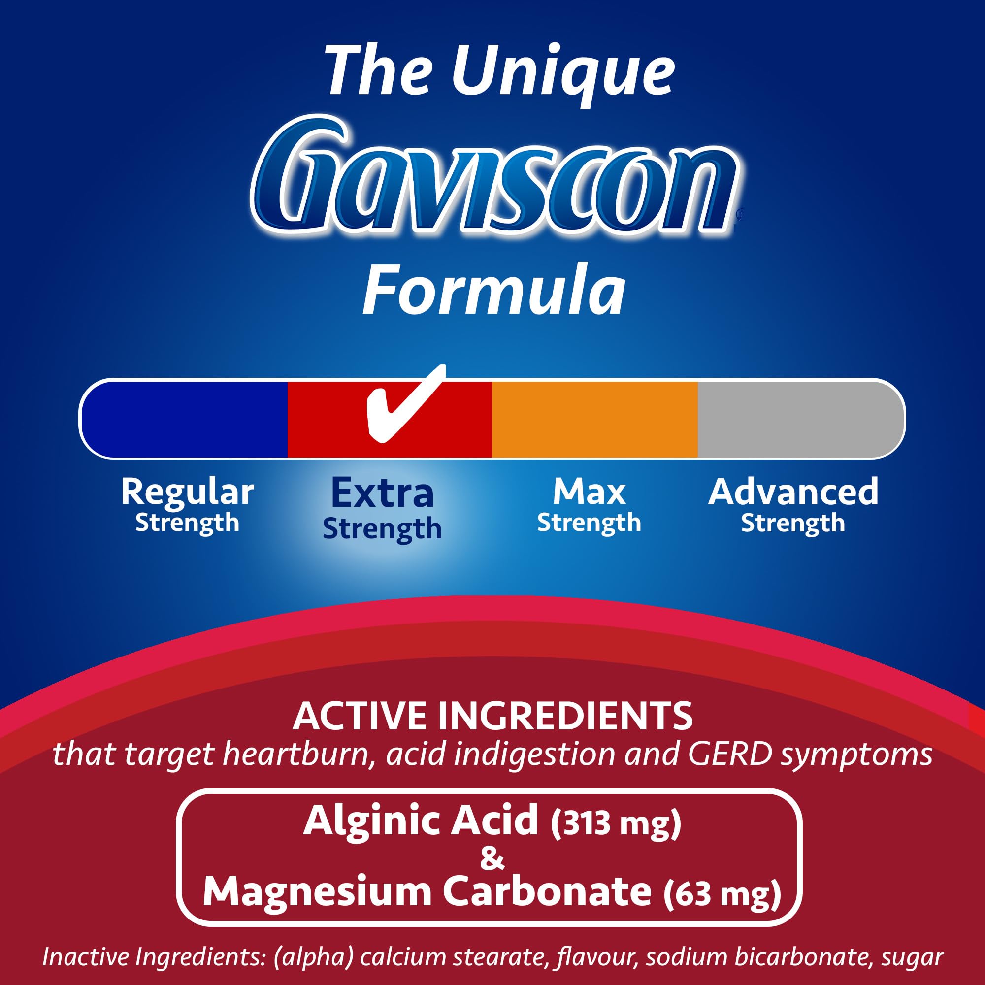 Gaviscon de Potencia Superior menta, barrera protectora que ayuda a bloquear el reflujo
