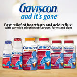 Etiqueta GAVISCON sin gluten, apta para dietas.