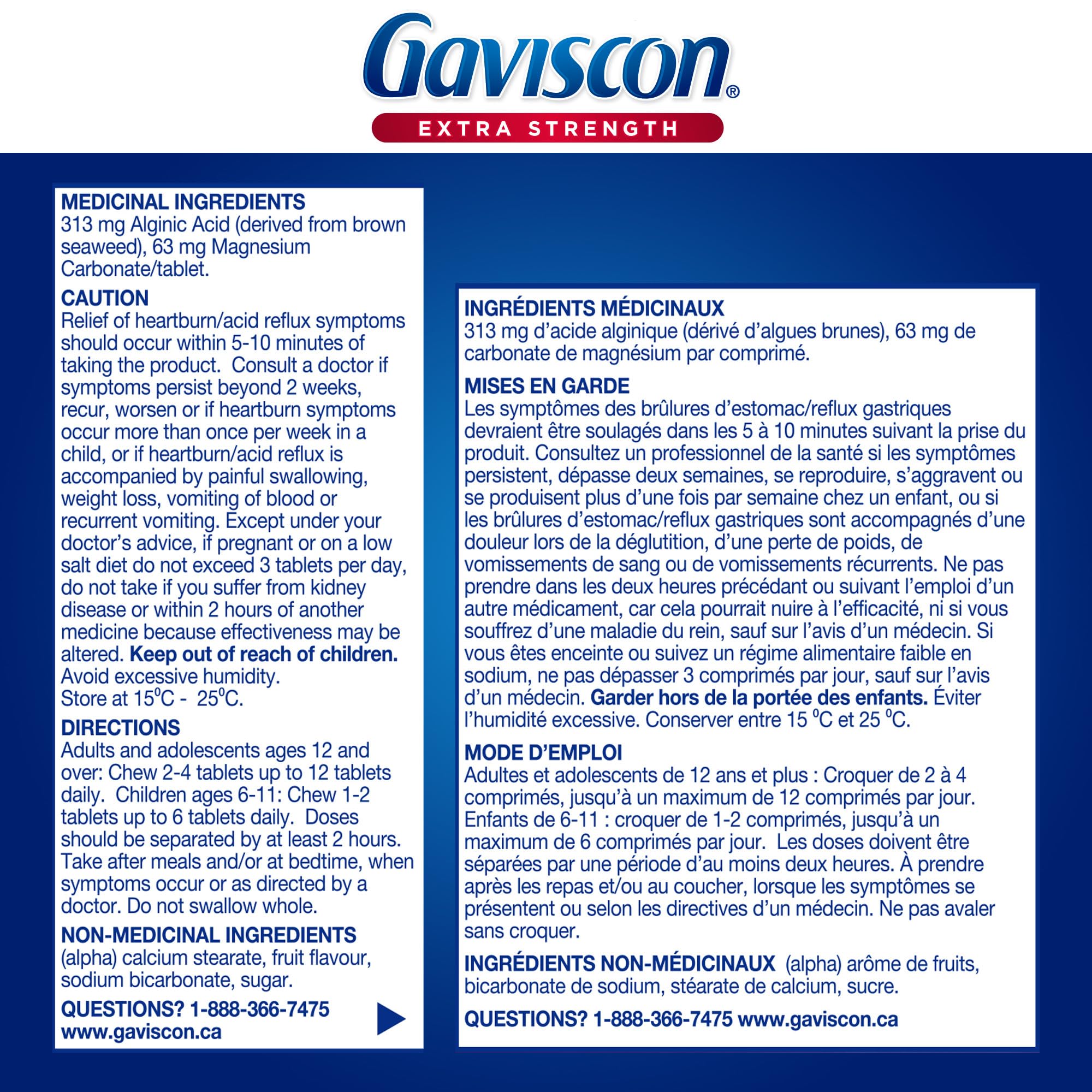 Gaviscon Fruta Foamtabs presentación diaria en casa