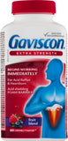 Gaviscon Fruta Fuerza Extra Foamtabs en bote para alivio rápido tras las comidas
