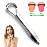 G.CATACC limpiador de lengua en mano ergonómica para uso cómodo