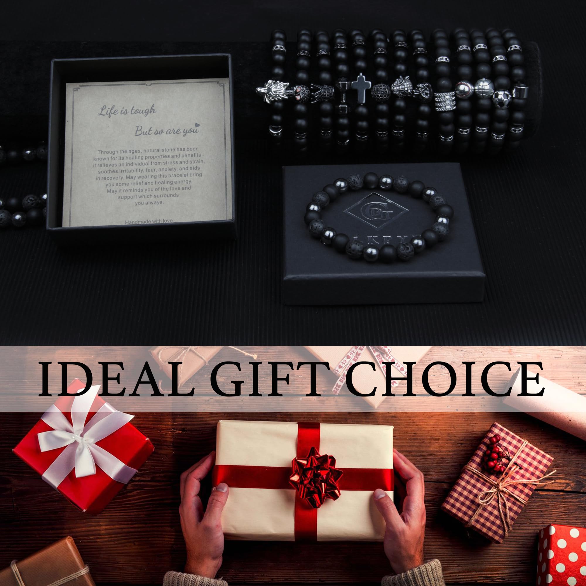 Pulsera GDLKPYHS para regalo, ideal para hombres y mujeres.