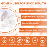 GDMENUTRI tres-prebioticos: alimentan las cepas para mejor viabilidad.