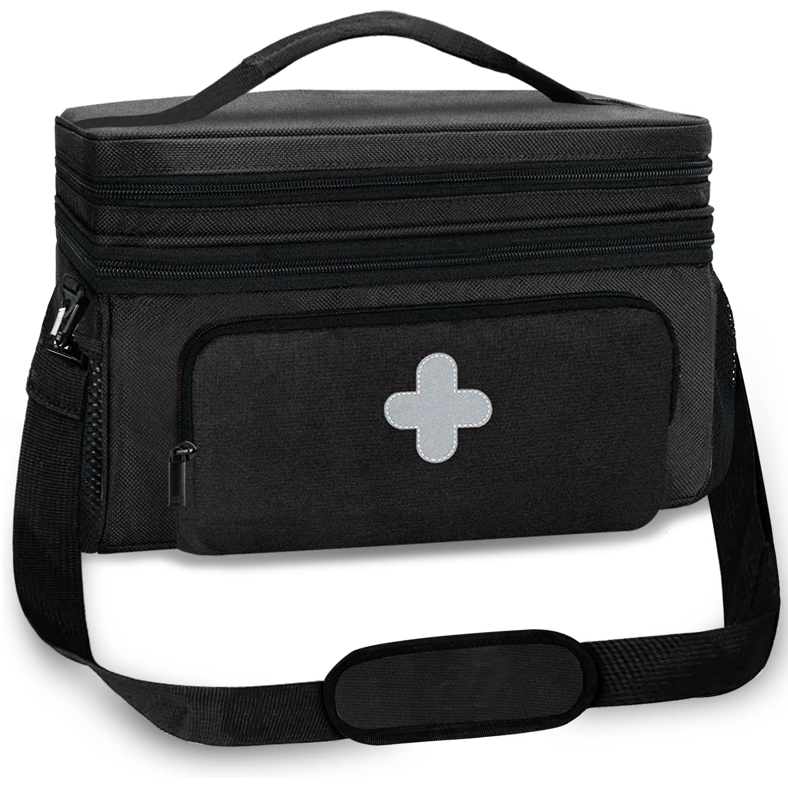 GDNasist bolsa de medicamentos, exterior resistente para viaje y uso diario
