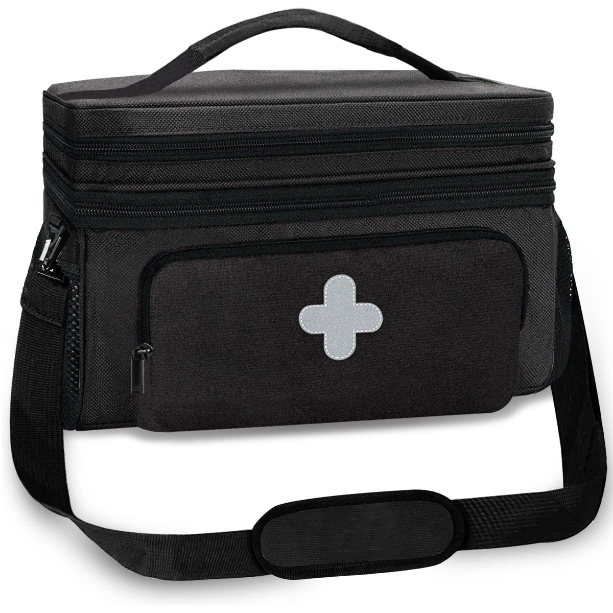 GDNasist bolsa de medicamentos, exterior resistente para viaje y uso diario