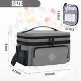 GDNasist material nylon resistente con espuma interior protege medicinas.