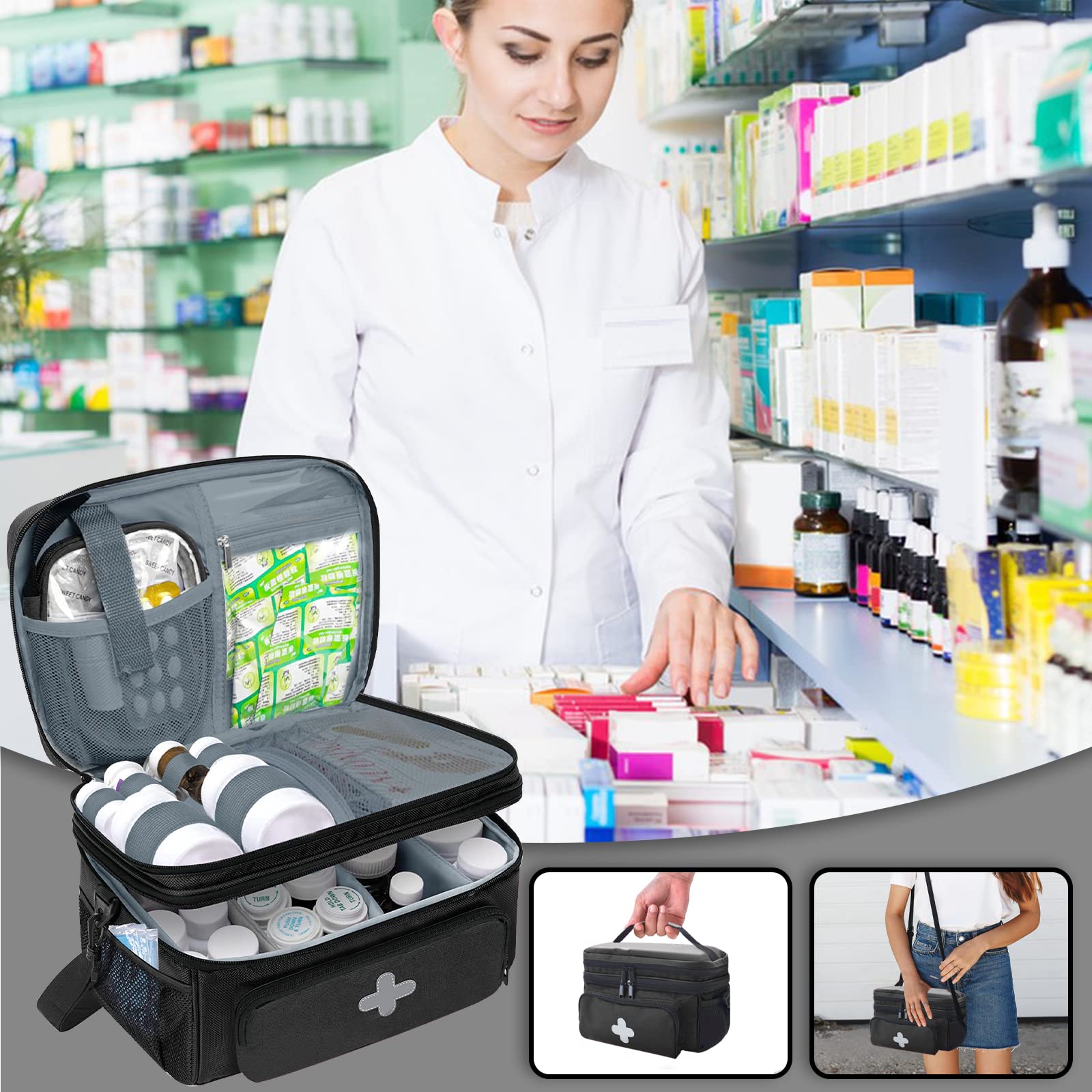 GDNasist: organización principal y bolsa extra para emergencias en casa