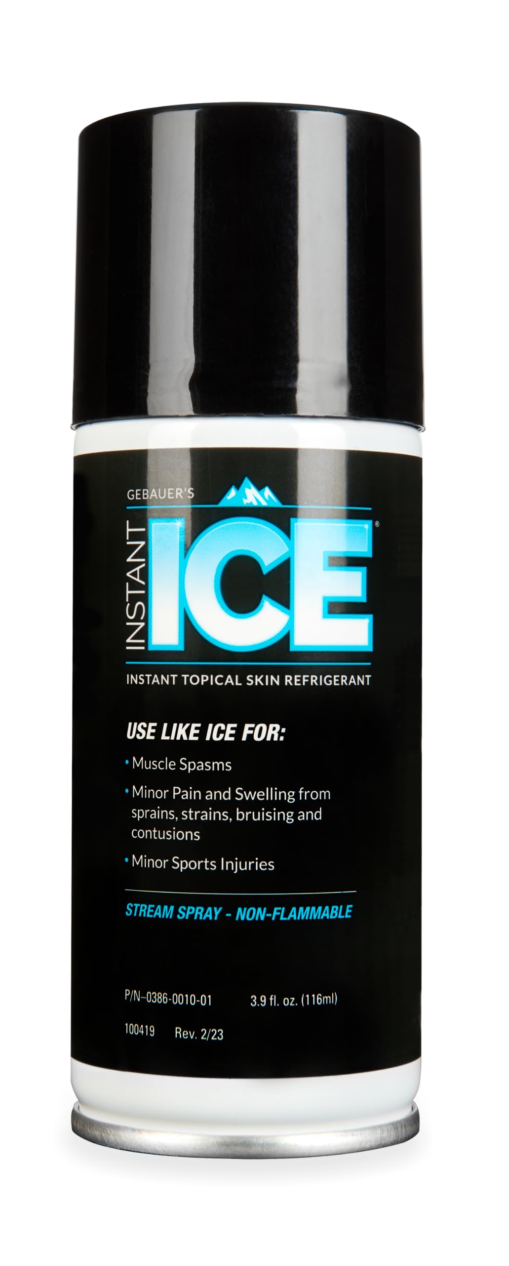Gebauer's Instant Ice: spray-frio-piel para alivio inmediato tras entrenar.