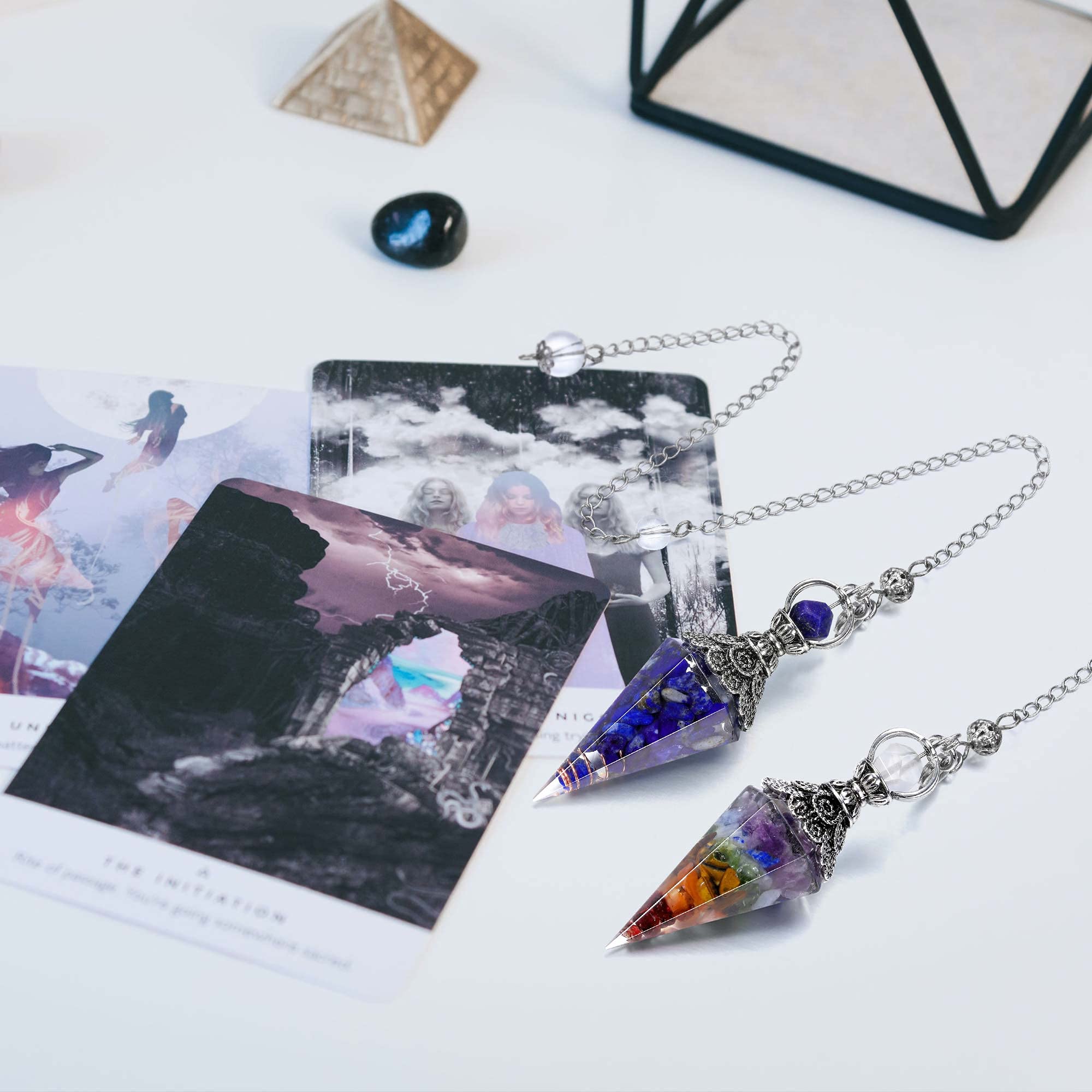 GEHECRST regalo de cristal lapislázuli para seres queridos y rituales personales.