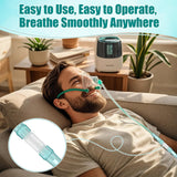 Geiserailie: conector para tubo de oxígeno, diseño seguro y estable