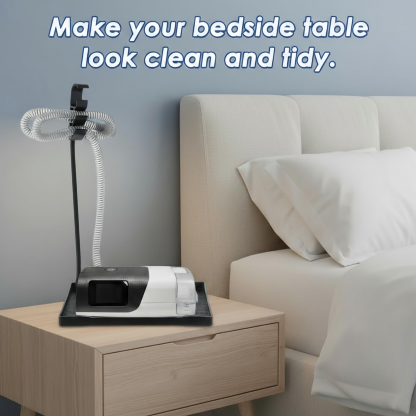 Geiserailie CPAP: alfombrilla-base estable para evitar movimientos nocturnos