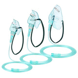 Geiserailie máscara de oxígeno para adulto con tubo, entrega flujo estable.