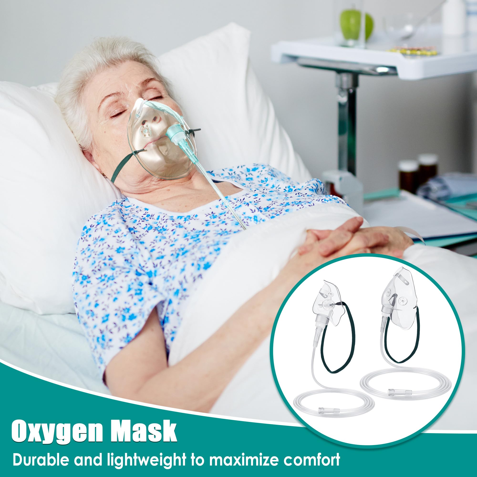 Mascarilla de oxígeno Geiserailie con embalaje individual para higiene