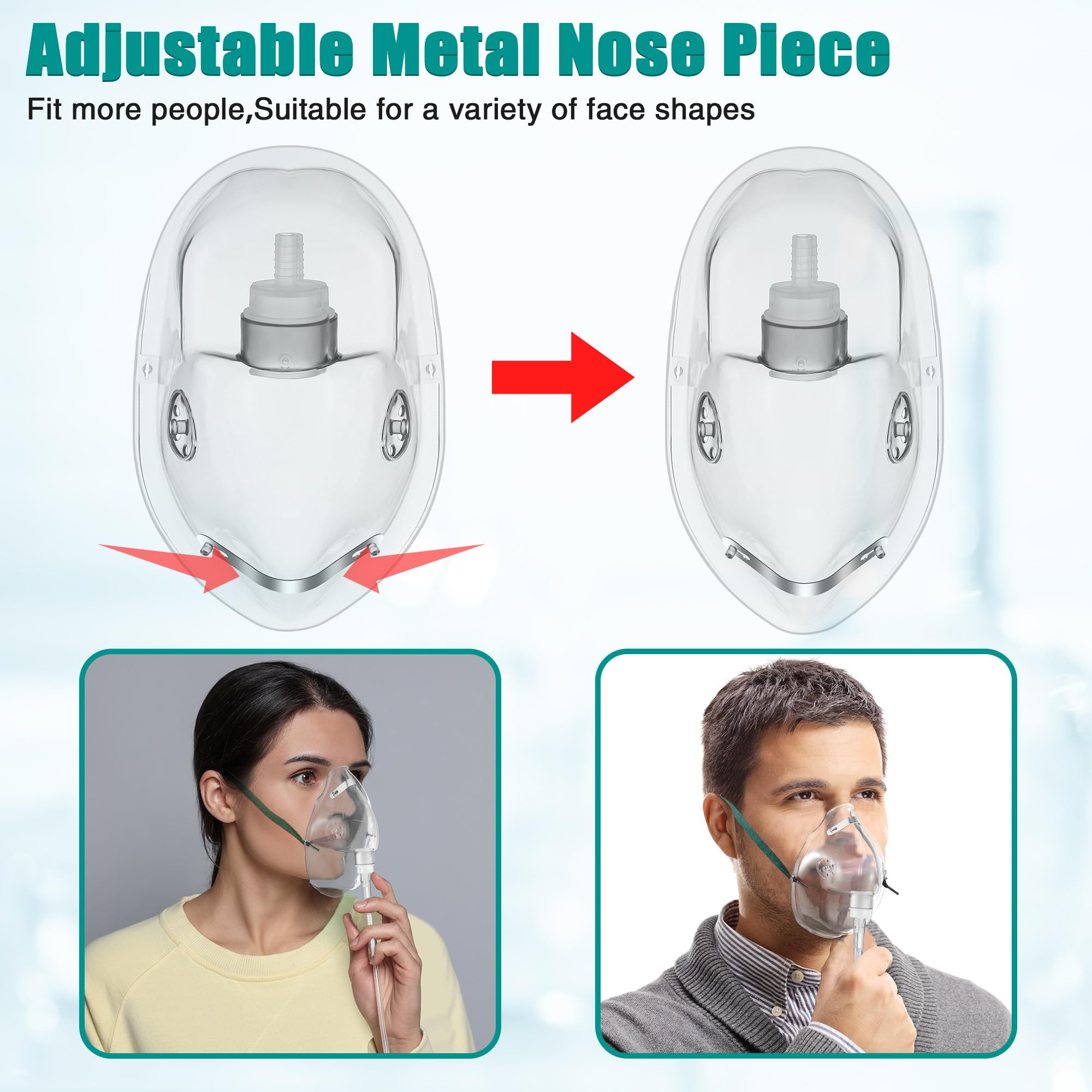 Mascarilla Geiserailie con montaje fácil para uso rápido