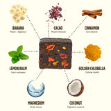 GEM Calm Bite ingredientes clave y beneficios percibidos.
