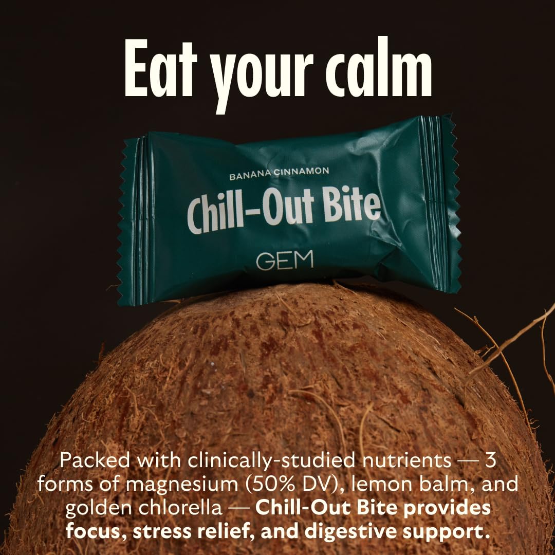 GEM Calm Bite momento relajante para cualquier lugar.