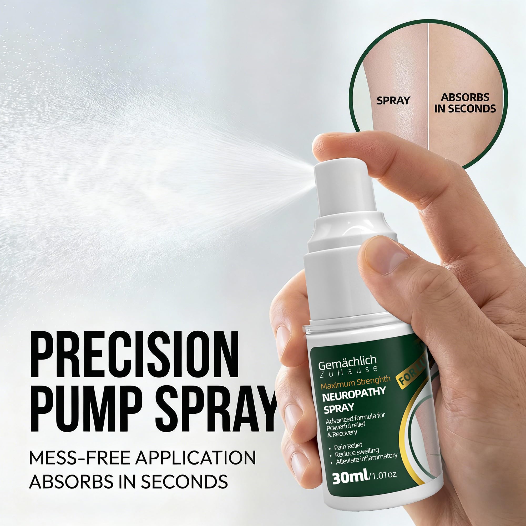 Gemächlich Zu Casa Arnica Spray: aplicación fácil sin necesidad de torsión.