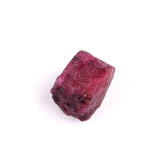 GEMHUB rubí en bruto 30 quilates, color rojo intenso, para joyería artesanal.